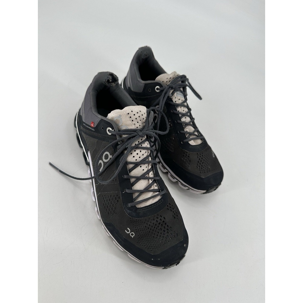 On Cloud Cloudflow Running Shoes Women's Size 9 Dark Grey Black and White